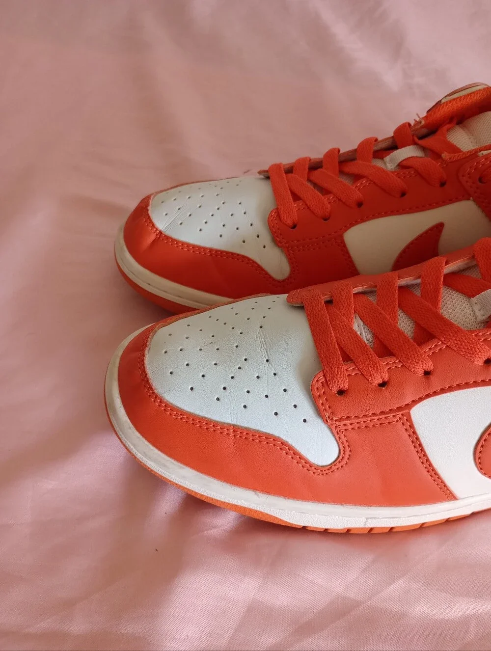 Size 12 - Men’s Nike Dunk Low Syracuse Orange White CU1726-101 Sneaker